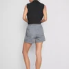 Pamut denim jogger rövidnadrág