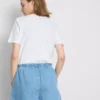 Pamut denim jogger rövidnadrág