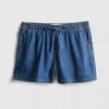 Pamut denim jogger rövidnadrág