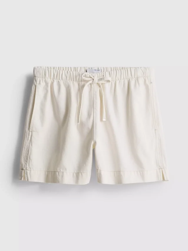 Pamut denim jogger rövidnadrág
