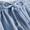 Pamut denim jogger rövidnadrág