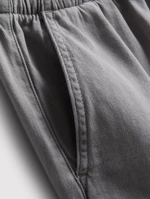 Pamut denim jogger rövidnadrág