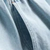 Pamut denim jogger rövidnadrág