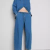 Pamut denim, keskeny szárú jogger farmer