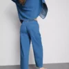 Pamut denim, keskeny szárú jogger farmer