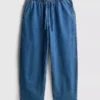 Pamut denim, keskeny szárú jogger farmer