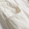 Pamut denim, közepes derékmagasságú, széles szárú farmer