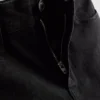 Pamut denim, közepes derékmagasságú, táguló szárú farmer