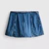 Pamut denim mini szoknya