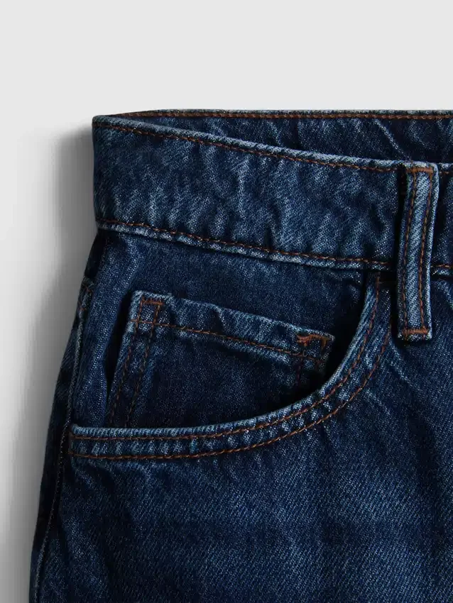 Pamut denim miniszoknya