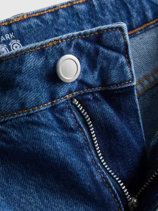 Pamut denim miniszoknya