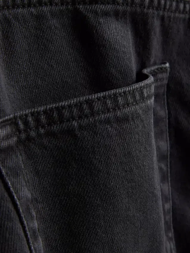 Pamut denim miniszoknya