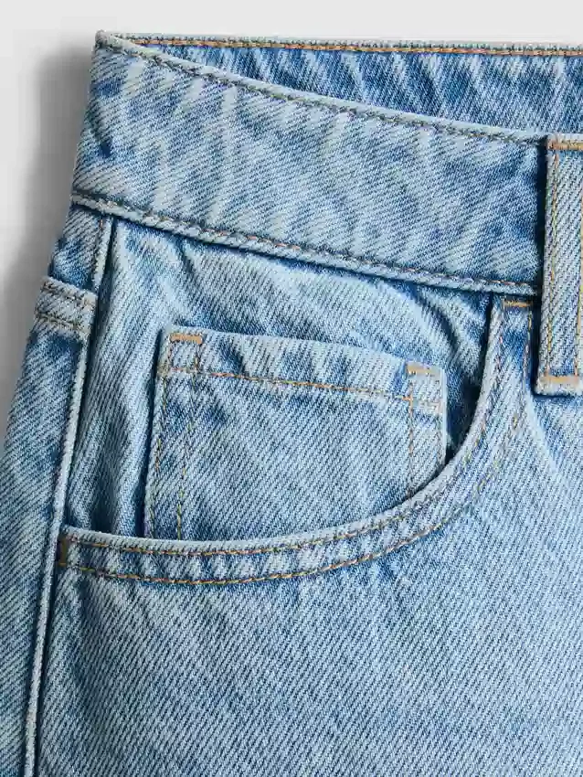 Pamut denim miniszoknya