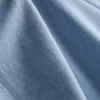 Pamut denim, oldalt kötős póló