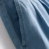 Pamut denim, redős, széles szárú farmer