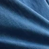 Pamut denim rövid, fodros ujjatlan felső