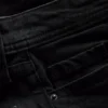 Pamut denim, tágas szárú, közepes derékmagasságú farmer