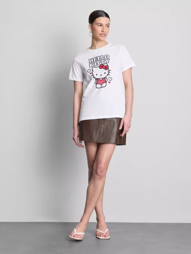 Pamut Hello Kitty grafikás póló