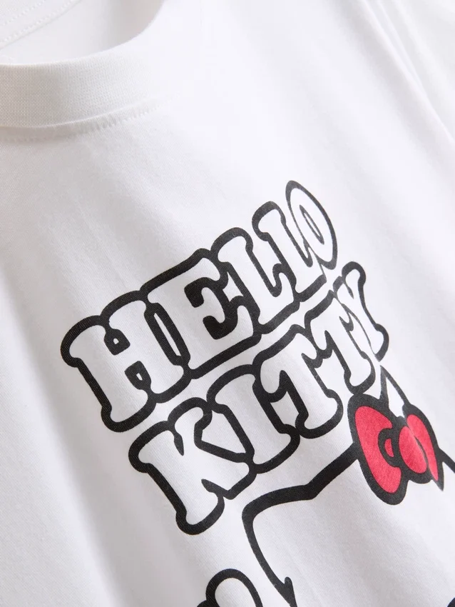 Pamut Hello Kitty grafikás póló