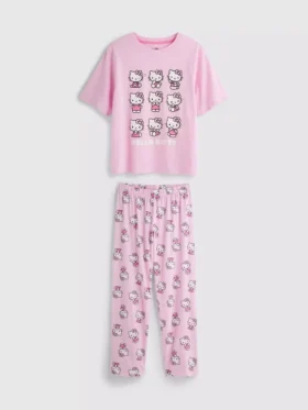 Pamut Hello Kitty karakteres pizsama