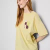 Pamut, oversize, grafikás boyfriend póló