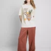 Pamut, oversize, régimódi póló