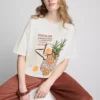Pamut, oversize, régimódi póló