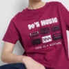 Pamut, rövid ujjú, nyomtatott póló