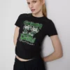 Pamutban gazdag, zöld, redős „Green Day” babapóló