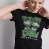 Pamutban gazdag, zöld, redős „Green Day” babapóló
