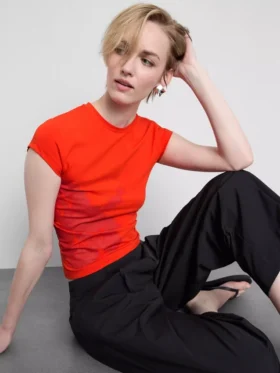 Pamutból készült, virágmintás babapóló