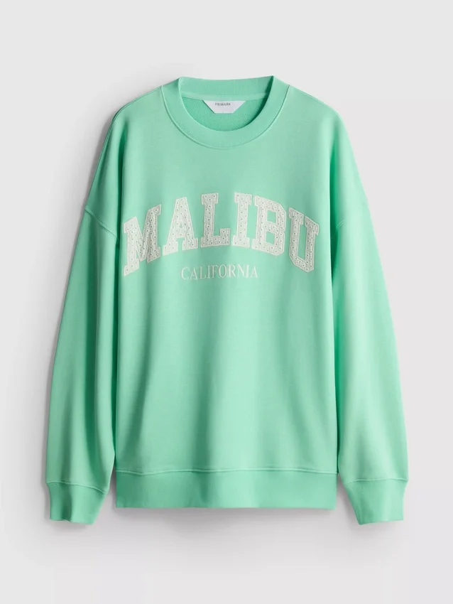 Pamutgazdag, túlméretezett Malibu pulóver