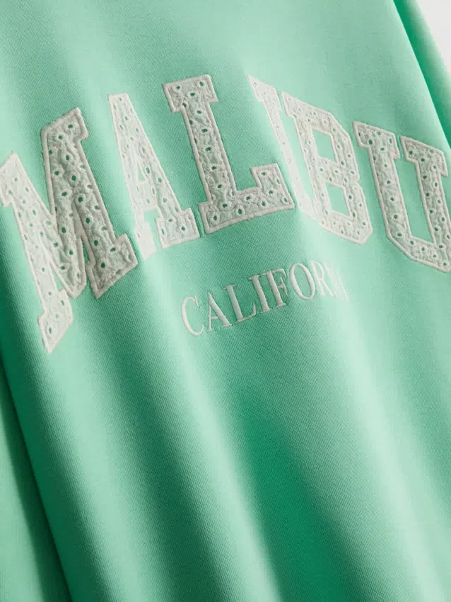 Pamutgazdag, túlméretezett Malibu pulóver