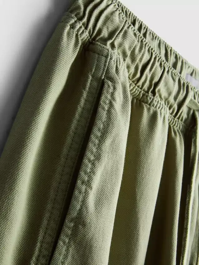 Pamutkeverékből készült alkalmi joggingnadrág
