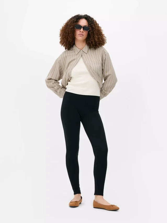 Pamutkeverékből készült leggings