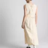 Pamutkeverékből készült, oldalán megkötős midi szoknya