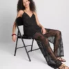 Paula Echevarría gyöngyös babydoll felső