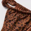 Paula Echevarría leopárdmintás, csillogó bikini alsó