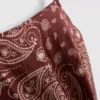 Paula Echevarría paisley mintás, oszlopos midi ruha