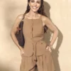 Paula Echevarría peplumos szegélyű mellény