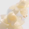 Paula Echevarría virágos 3D fülbevalók