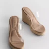 Plexi ékhegyű szandál