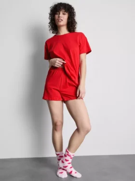 Pólós és rövidnadrágos pizsama