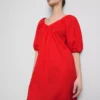 Puffos ujjú mini smock ruha