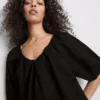 Puffos ujjú mini smock ruha