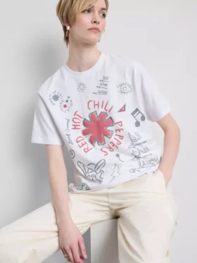 Red Hot Chili Peppers-motívumú póló