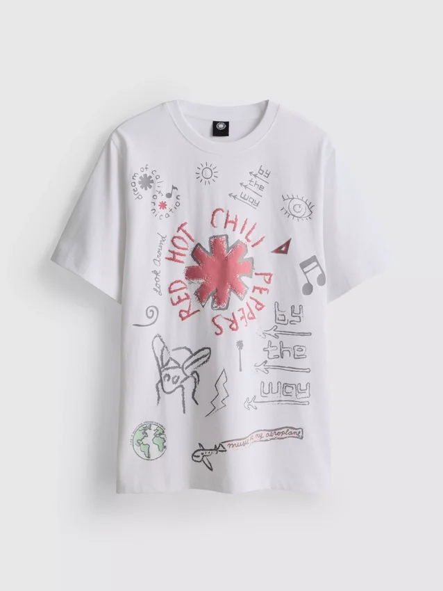 Red Hot Chili Peppers-motívumú póló