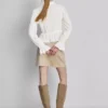 Ráncolt, peplumos szegélyű blúz
