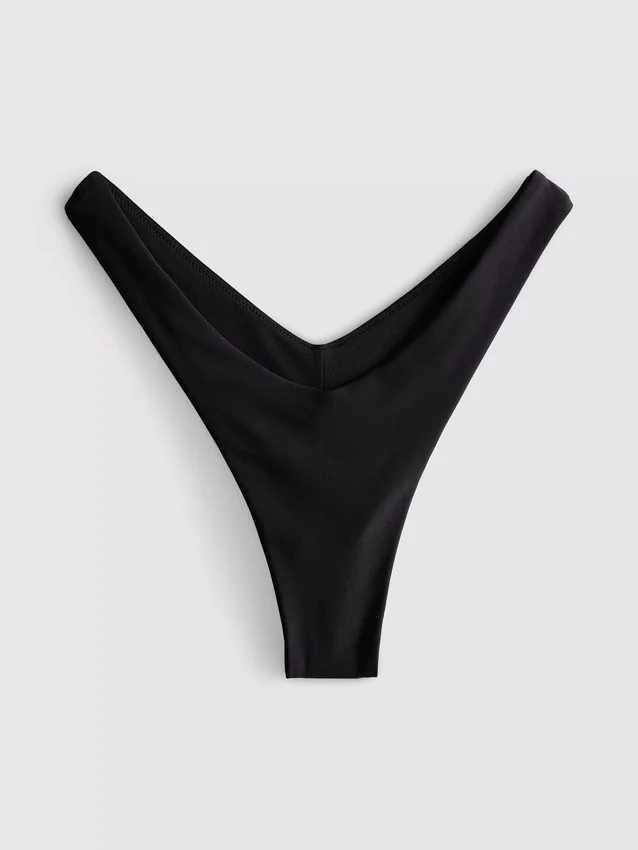 Ráncolt tanga bikini alsó