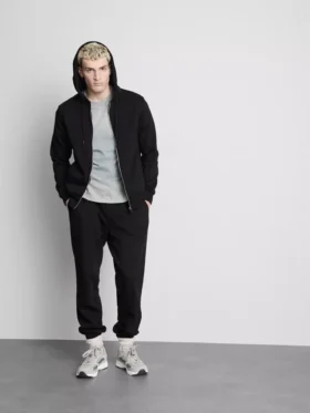 Rugalmas derékú, mandzsettás joggingnadrág